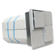 Swift (Hawk) Hot Water System Heater 28 Litre Gas/Electrical (Dual) Caravan White Doorv
