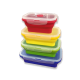 Supex Collapsible Set of 4 Rectangle Containers