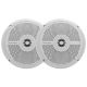 Autobacs M620W 6.5 Inch 2-Way Slim Fit Marine Speakers - White