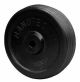 MANUTEC SOLID RUBBER WHEEL 150MM - 13MM NYLON BORE