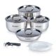 Camec Spacesaver Pots & Pan - Stainless Steel Cookware Set